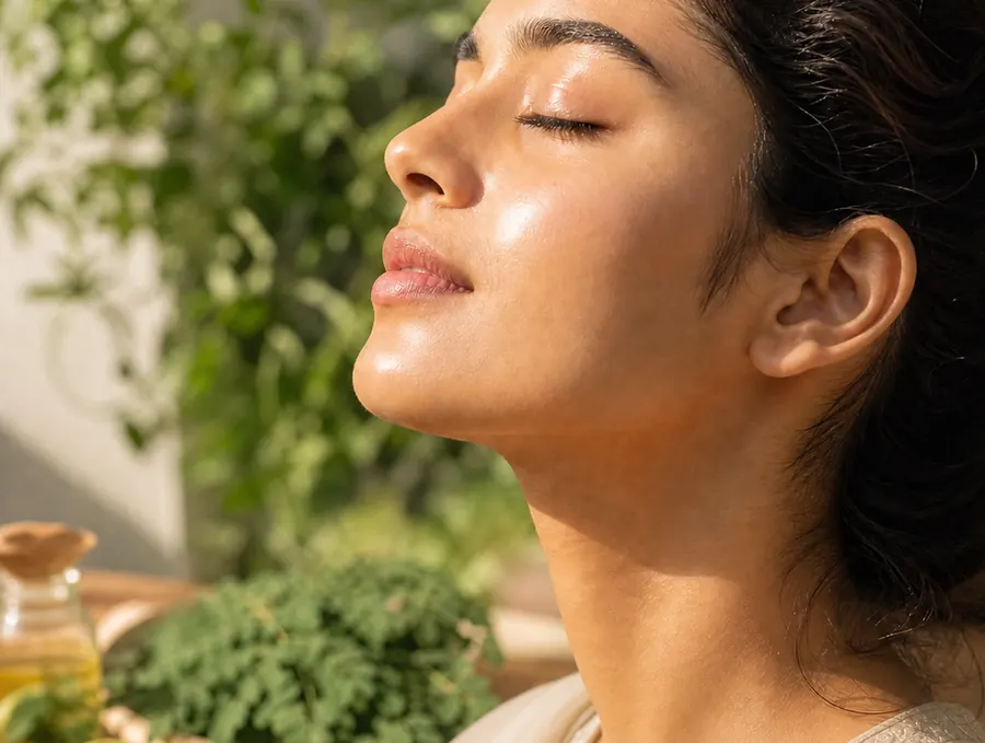 Clearer calmer skin with Skin Glow Blend